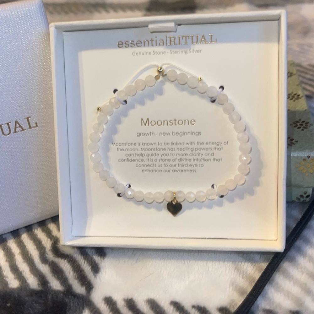 Essential Ritual sterling silver Moonstone bracelet